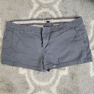 Gray Washed Shorts